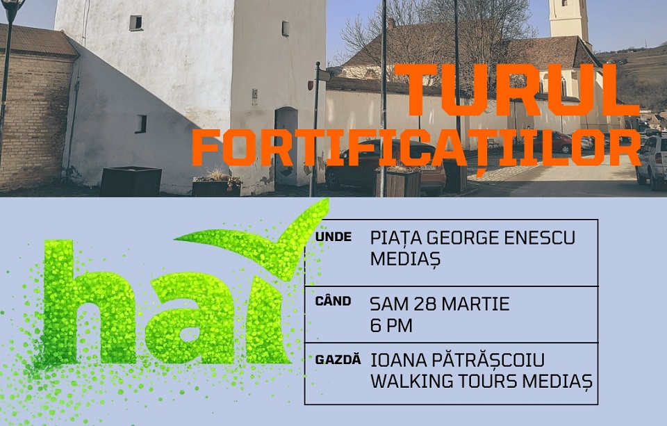 Turul fortificațiilor Mediașului - parte din Hai în Colinele Transilvaniei
