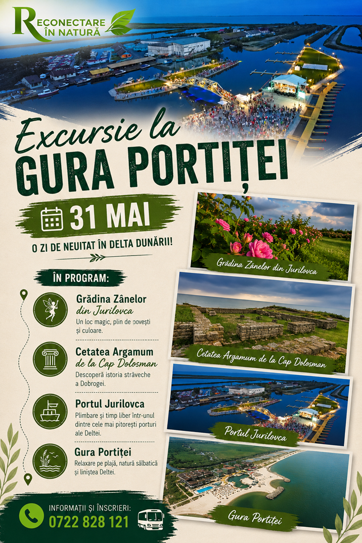 31 MAI: Excursie la Gura Portitei by ReConectare in Natura