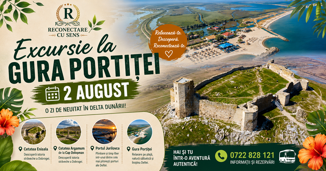 2 august - Excursie de o zi la Gura Portiței by ReConectare în Natură