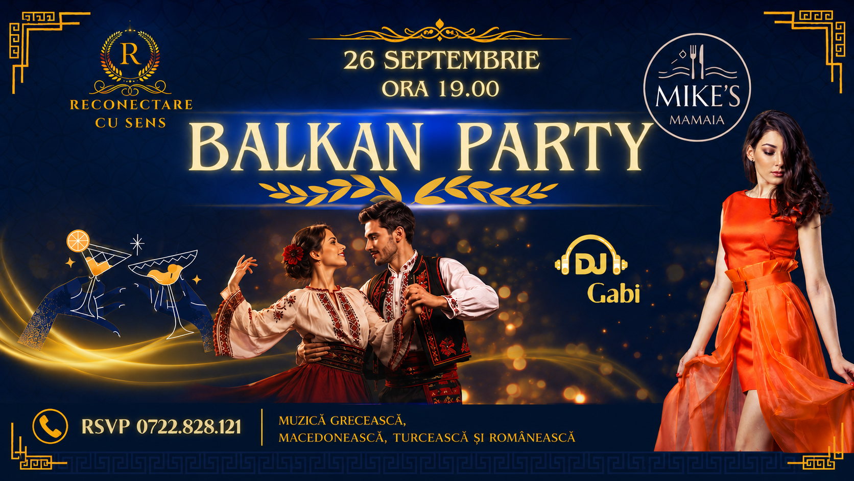 26 SEPTEMBRIE:  BALKAN PARTY by ReConectare cu SenS