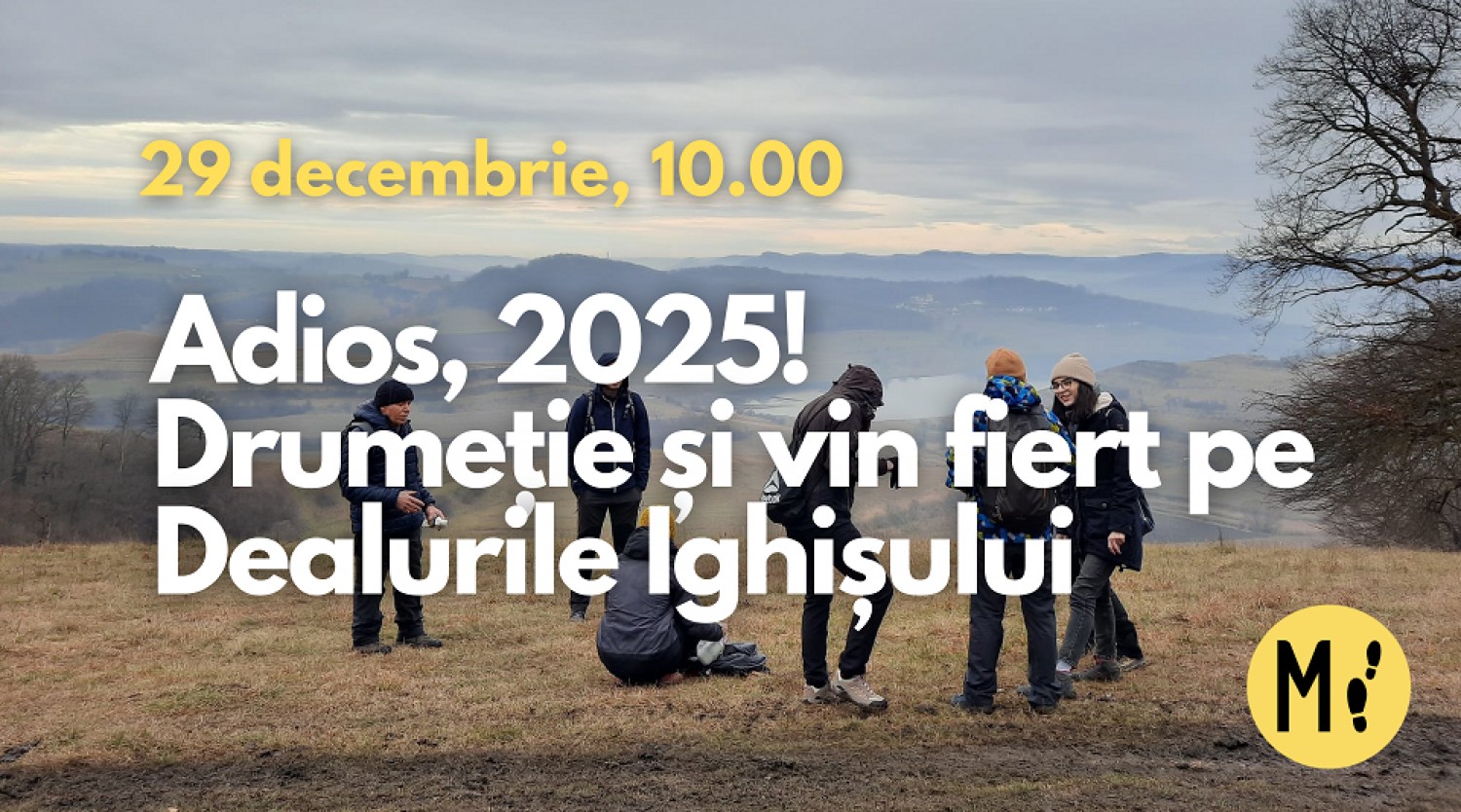 Adios, 2025! Drumetie si vin fiert pe Dealurile Ighisului