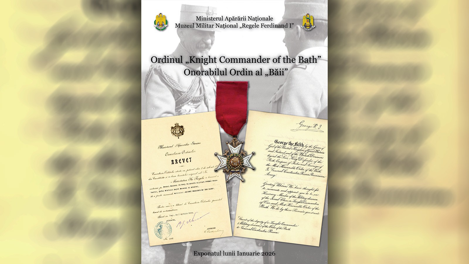 Exponatul lunii ianuarie 2026 - Muzeul Militar National Regele Ferdinand I