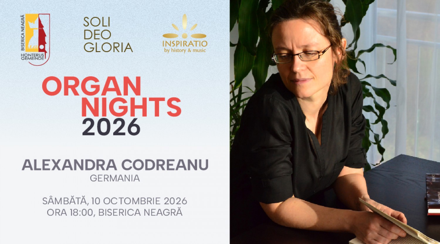 Organ Nights - Alexandra Codreanu la Biserica Neagră